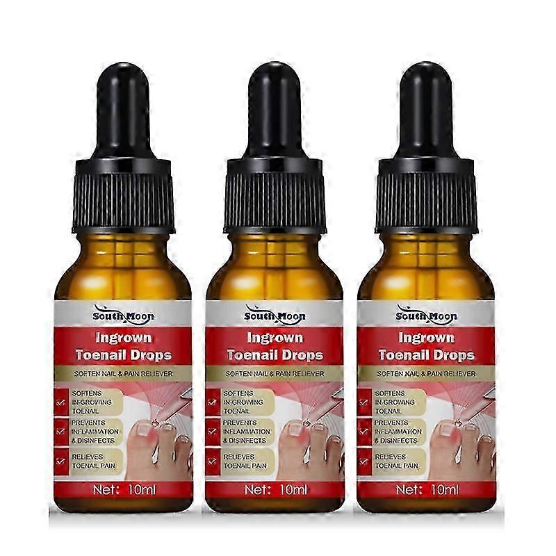 Eingewachsene Zehennagelbehandlung, Nagelwachstumsbehandlung, eingewachsene Zehennageltropfen Nagelhaut-Nagelöl