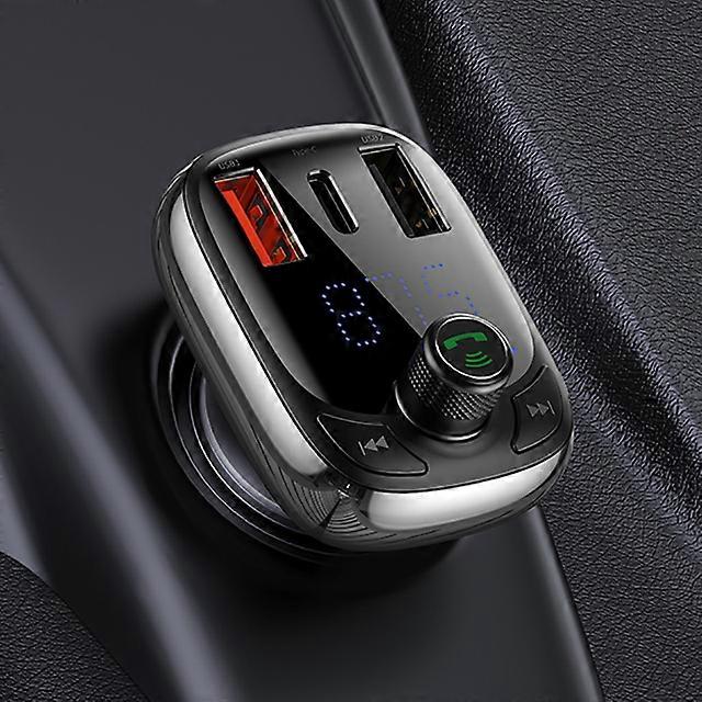 Baseus FM Transmitter Quick Charge 4.0 3.0 QC4.0 QC Fast USB Car Charger Handsfree Bluetooth 5.0 Car Kit MP3 Player FM Modulator