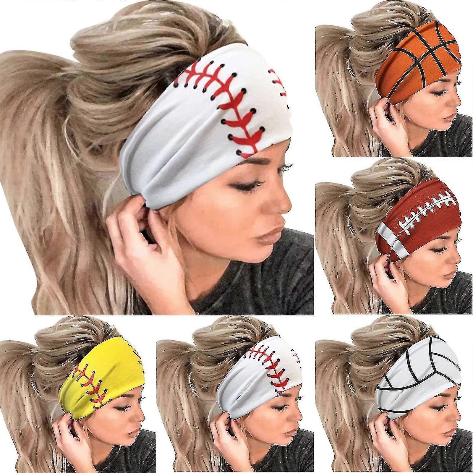 Women's Wide Knot Elastic Baseball Headband