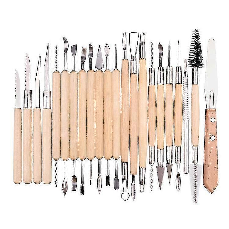 22 Pcs Bricolage Outil de sculpture en argile polymère Outils de modélisation