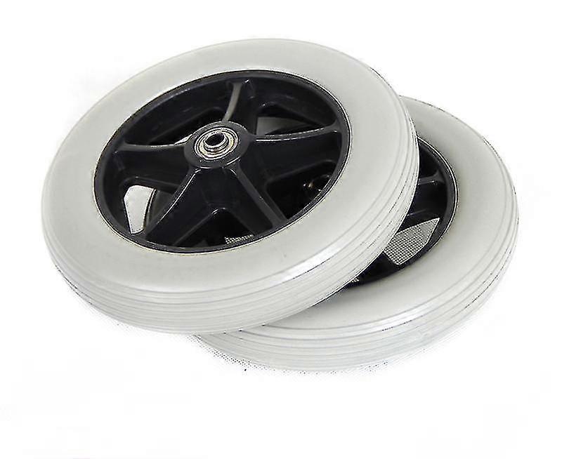 2 قطع 7 بوصة الداخلية ثقب قطر 8mm استبدال عجلة للكراسي المتحركة ، المتداول ، مشاة وأكثر من ذلك