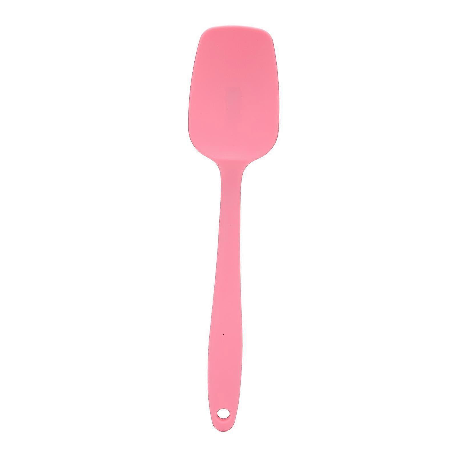 Silicone Wax Applicator Spatula Reusable Multifunctional Waxing Stirrer Pink