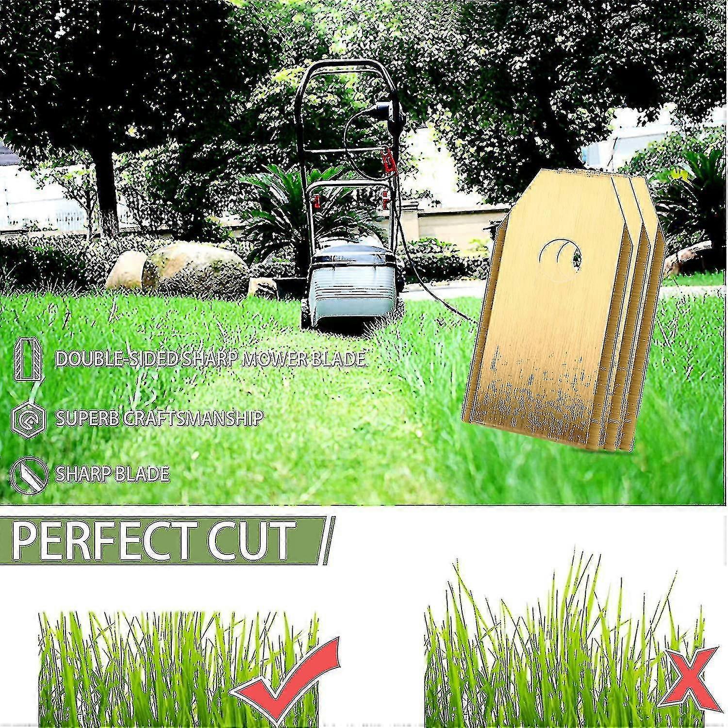 120pcs/30pcs/90pcs Erstatning Kniver For Husqvarna / Automower / Gardena / Yardforce Robot Gressklipper 45mm A