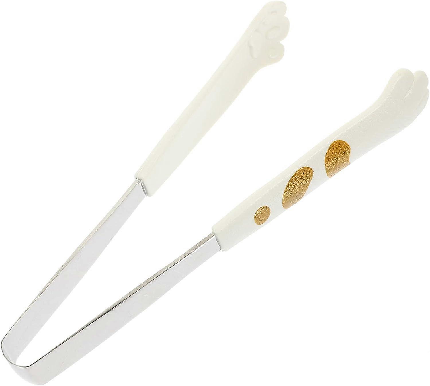 From To Buffet Steak White Tongs Grilling Toast Serving Barbecue Claw Multifunction Accessory Outdoor Salad Cake Anti-Scald Convenient Food Clips Tong