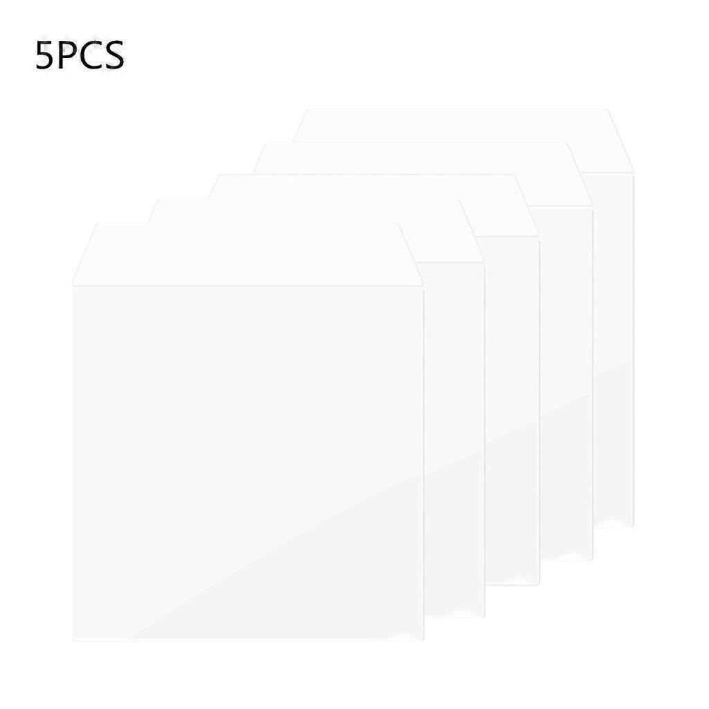 5Pcs/bag Thickened PVC Material Outer Sleeve Record Protective Bag Cover Accs