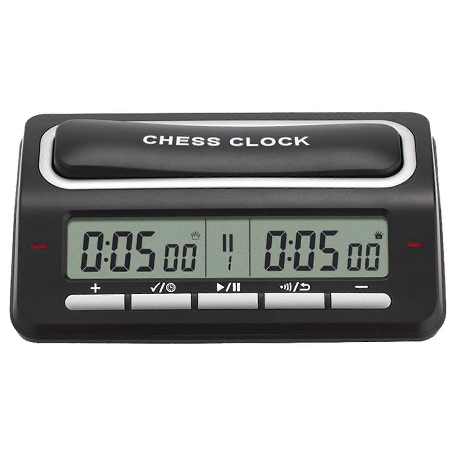 Chess Digital Timer, Multifunction Count Down Game Clock Timer for Board Games