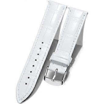20mm, leather strap, water and sweat resistant, several colors available