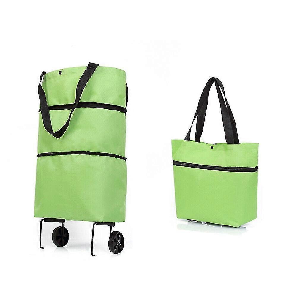 Foldable Shopping Cart Bag With Wheels