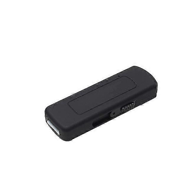Mini usb flash-stasjon 16gb opptaker høy følsom u disk lyd stemmeopptaker opptak 192kbps dictaphone svart farge