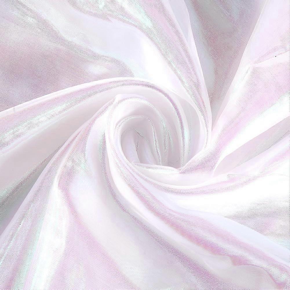 Laser Polyester Fabric Garment Accessories Snow 150cm