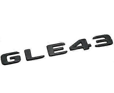 מאט שחור gle43 אות מכונית מספר סמל תג אתחול אחורי עבור מרצדס בנץ