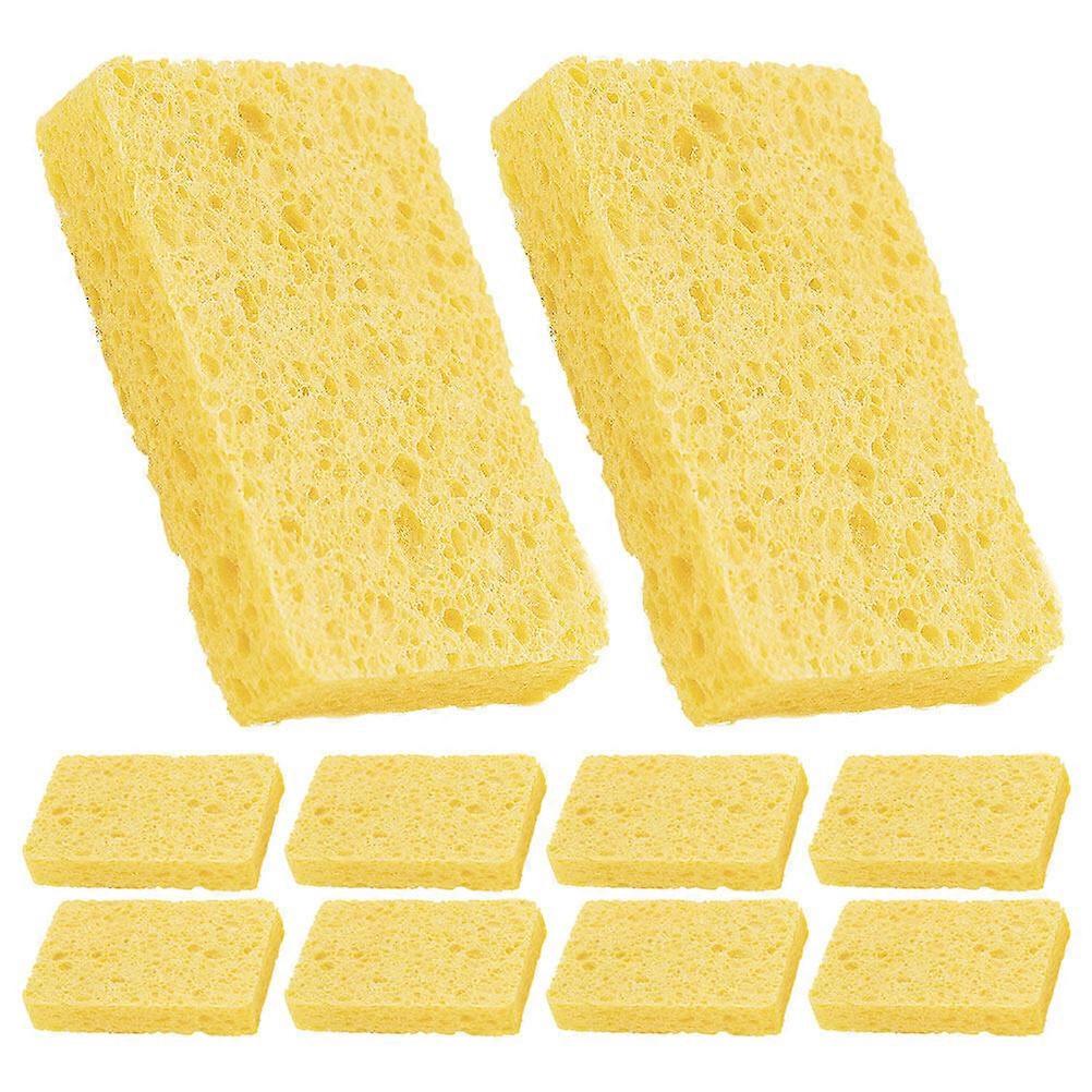 10pcs Reusable Sponge Kitchen Dish Sponge Multi-functional Cleaning Sponge Washing Sponge