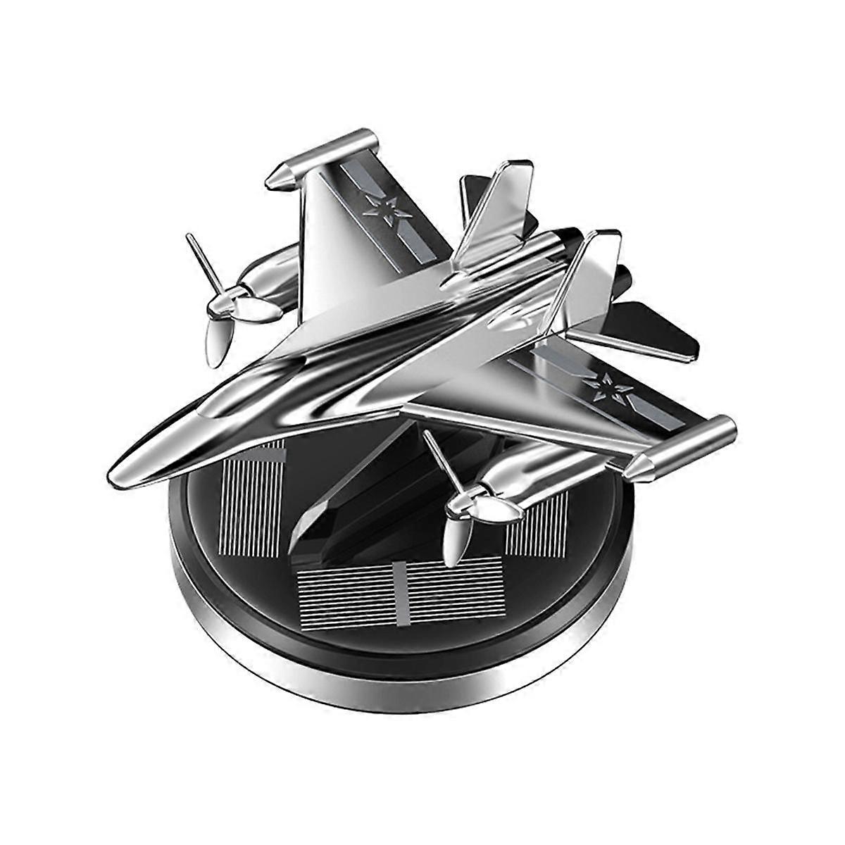 Solar Car Air Freshener,Al Alloy Airplane Air Fresheners for Car, Car Perfume Aromatherapy Diffuser