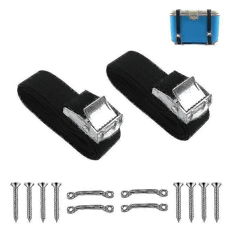 Batteri festestropper Batteri feste stropper Kit stropper med rustfritt stål kam spenne stropper-