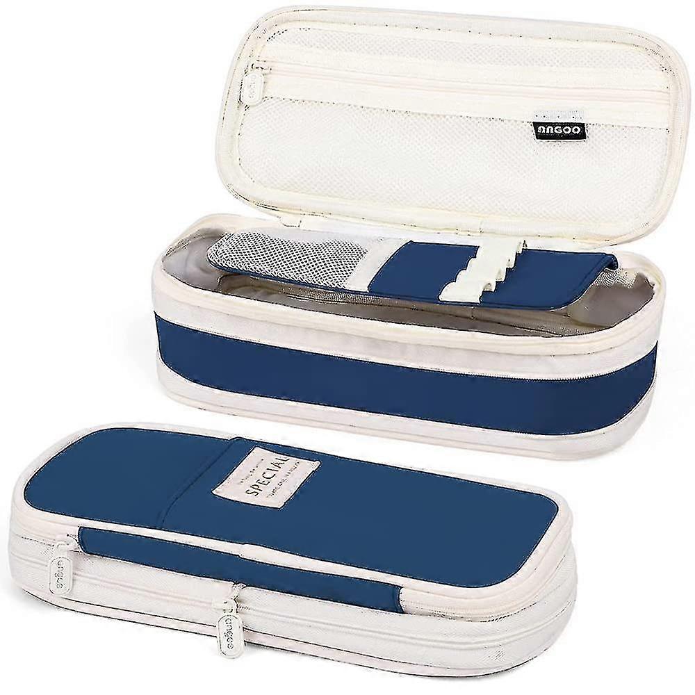 مقلمة للفتيات سعة كبيرة حقائب القلم المحمولة القرطاسية حقيبة ماكياج الحقيبة قلم رصاص المنظمة- MXBC