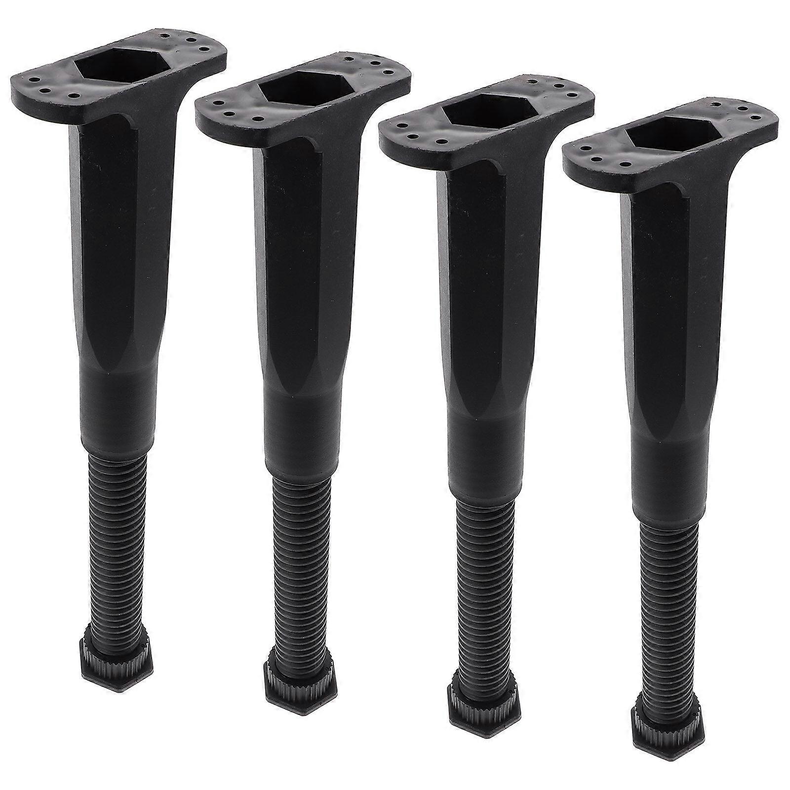 4pcs Adjustable Height Center Support Leg for Bed Frame Bed Support Legs