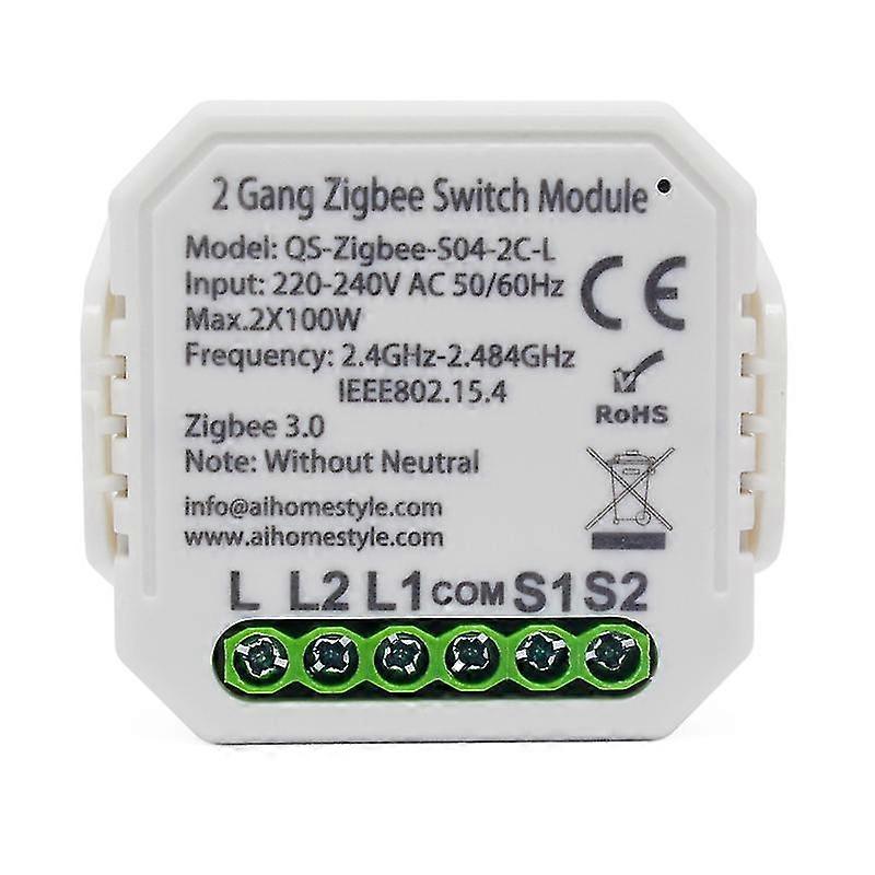 Tuya Zigbee Switch Module Intelligent Household Converted Module Multipurpose Tool Supported Long Distance Control/ Status Feedback/ Timing/ Group Sha