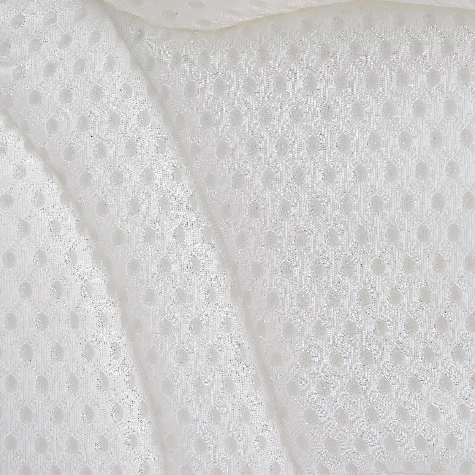 2023 Neu Spa-Badekissen 4D-Meshs-Stoff Home Spa Kopfstütze Weiß 42 x 44 x 7 cm mit Saugnapf
