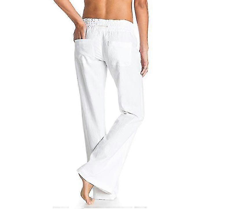 Women's Cotton Linen Pants Beach Pant High Quality