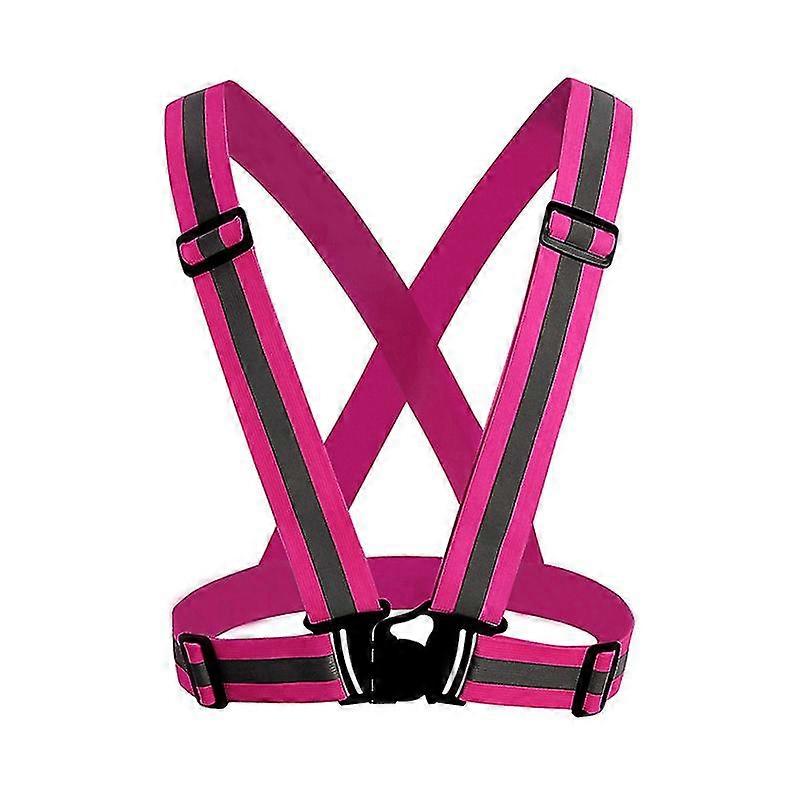 20inch Wide High Visibility Safety Reflective Vest Adjustable Elastic
