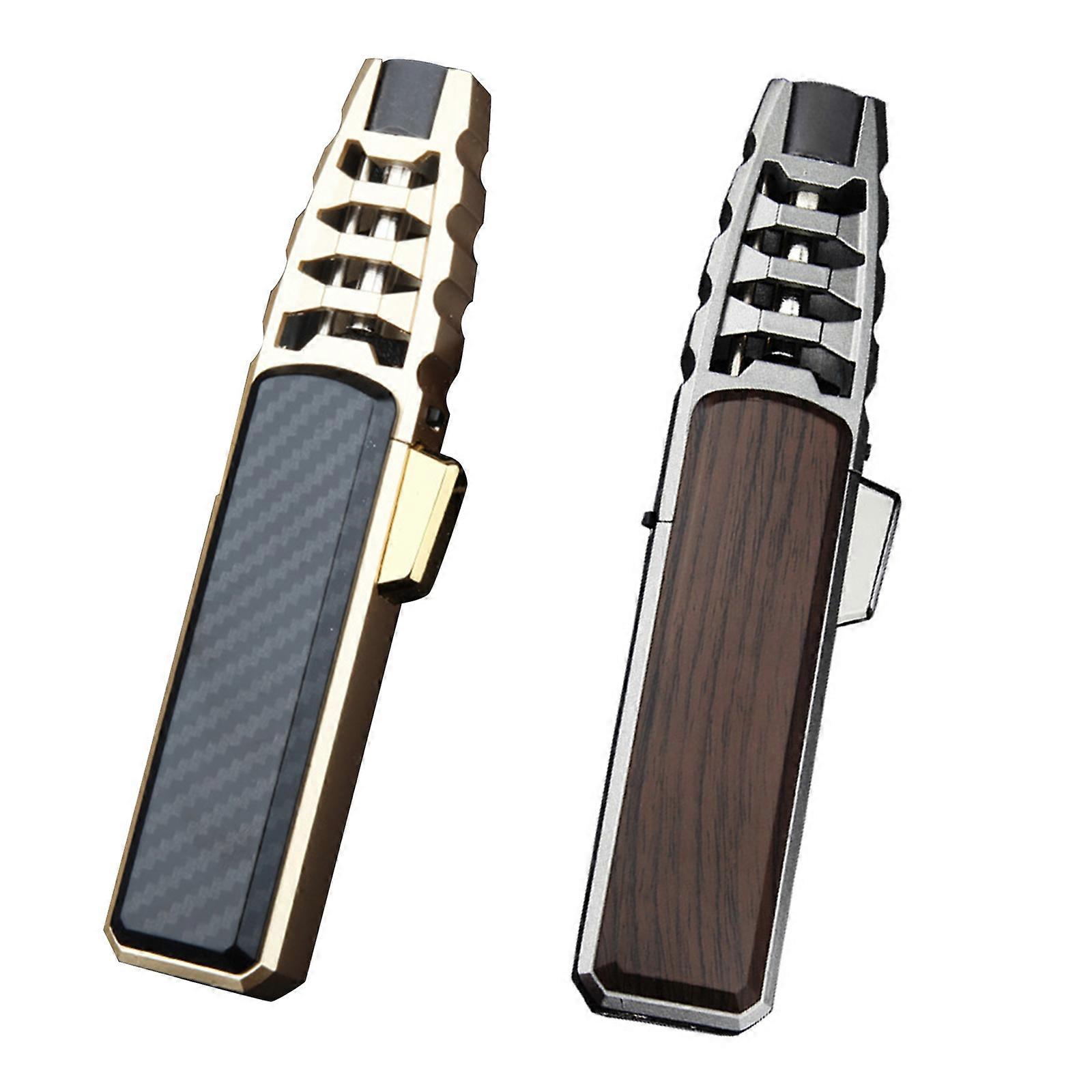 Windproof Straight Torch Blue Flame Lighter The Solar Beam Torch