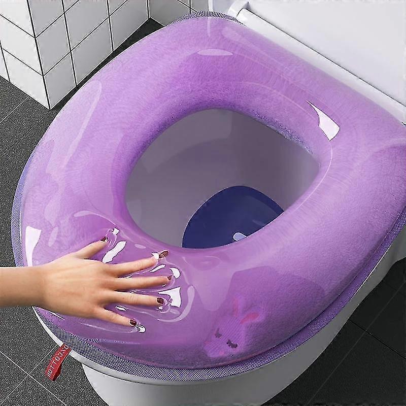 Waterpoof لينة المرحاض مقعد غطاء الحمام قابل للغسل Closestool حصيرة وسادة على شكل حرف O مقعد المرحاض بيديت المرحاض غطاء الملحقات