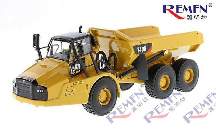 Dm Cat 740B קטרפילר משאית זבל מפרקית סגסוגת רכב הנדסי דגם 1:50 85501
