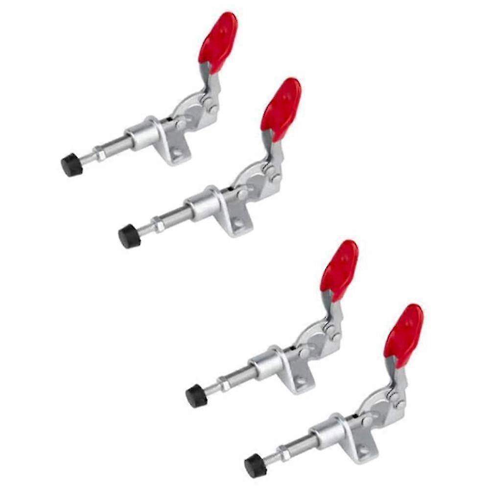 4pcs -301am 45kg Toggle Clamp Quick Release Pull Action Vertical/horizontal Type Hand Tool For Wood