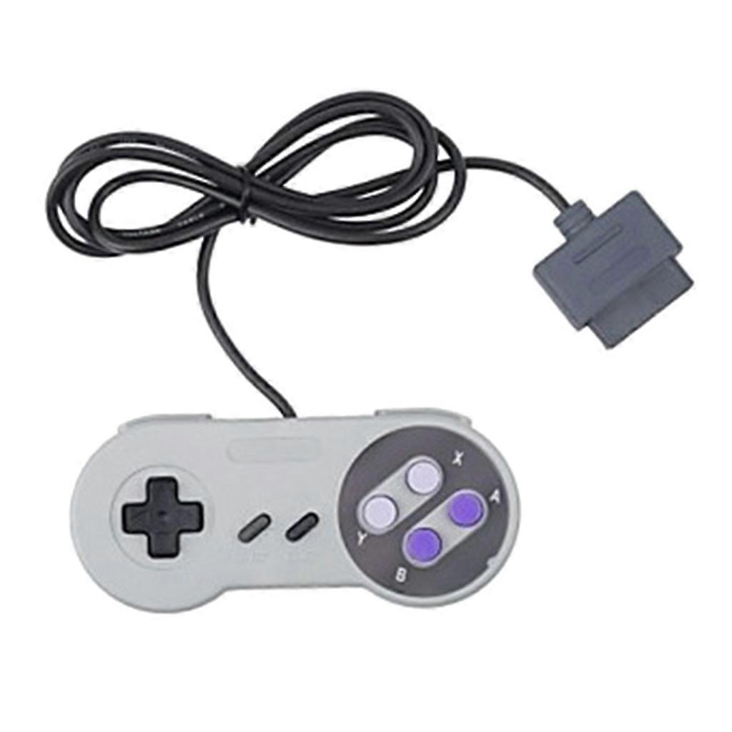Game Controller Gamepads 16 Bit Handle Joystick Controller Pad Compatible for SuperNintendo SNES System Console Gamepad