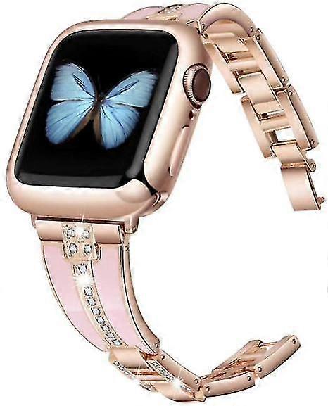 strap metal luxury apple resin watch woman replacement bracelet