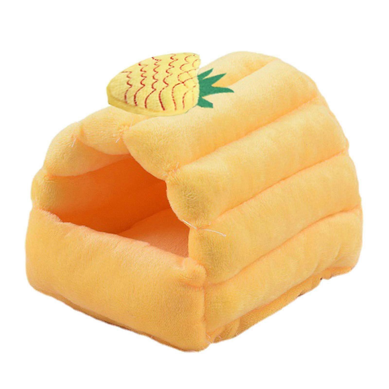 Mini House Cage Comfortable Warm Mat Plush Sleeping Bed Small Pet Animals Bed