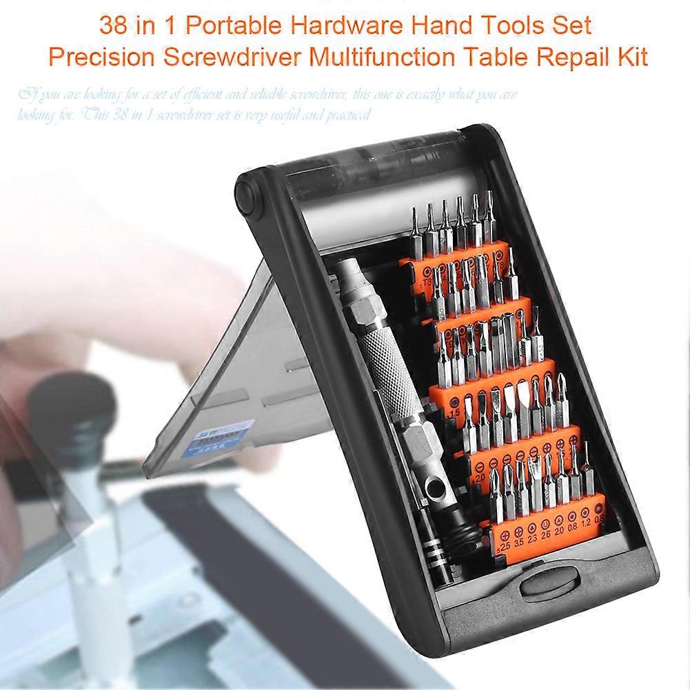 JAKEMY 38 in 1 Hardware Hand Tools Set Precision Screwdriver Multifunction Table Repail Kit