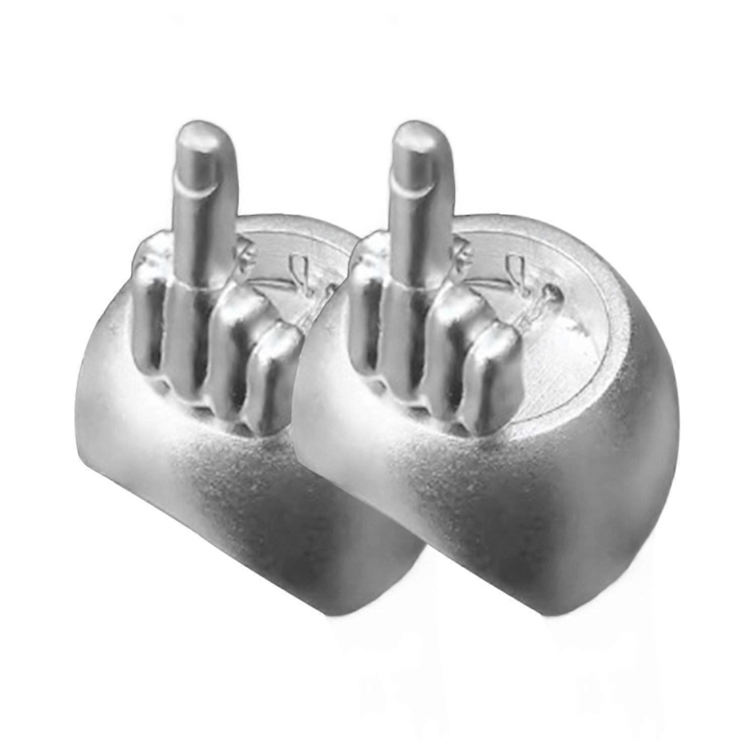 1/2/3/5 Stück Mittelfinger Spinner Ring Rotierender Popping-Up Mittelfingerring Einstellbare Öffnung