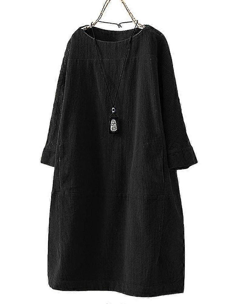 Naisten vintage vakosametti lyhyt mekko pitkähihainen split-joint minimekot S2024123014731