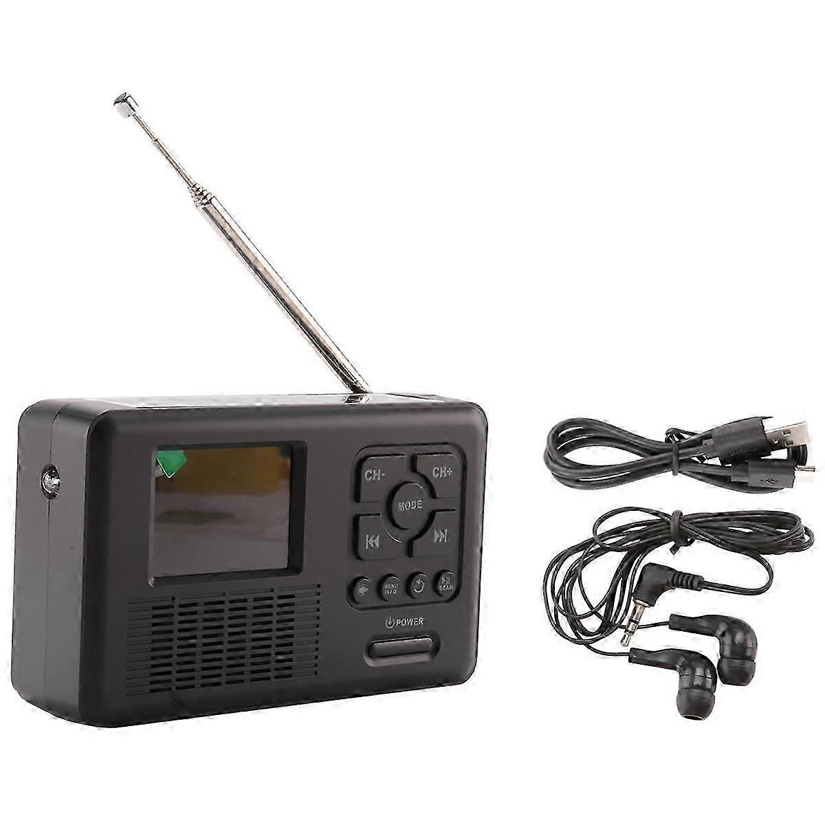 Taşınabilir Mini Dab / fm Radyo Güneş El Krank Radyo Bluetooth Hoparlör El Feneri Ile Acil Radyo