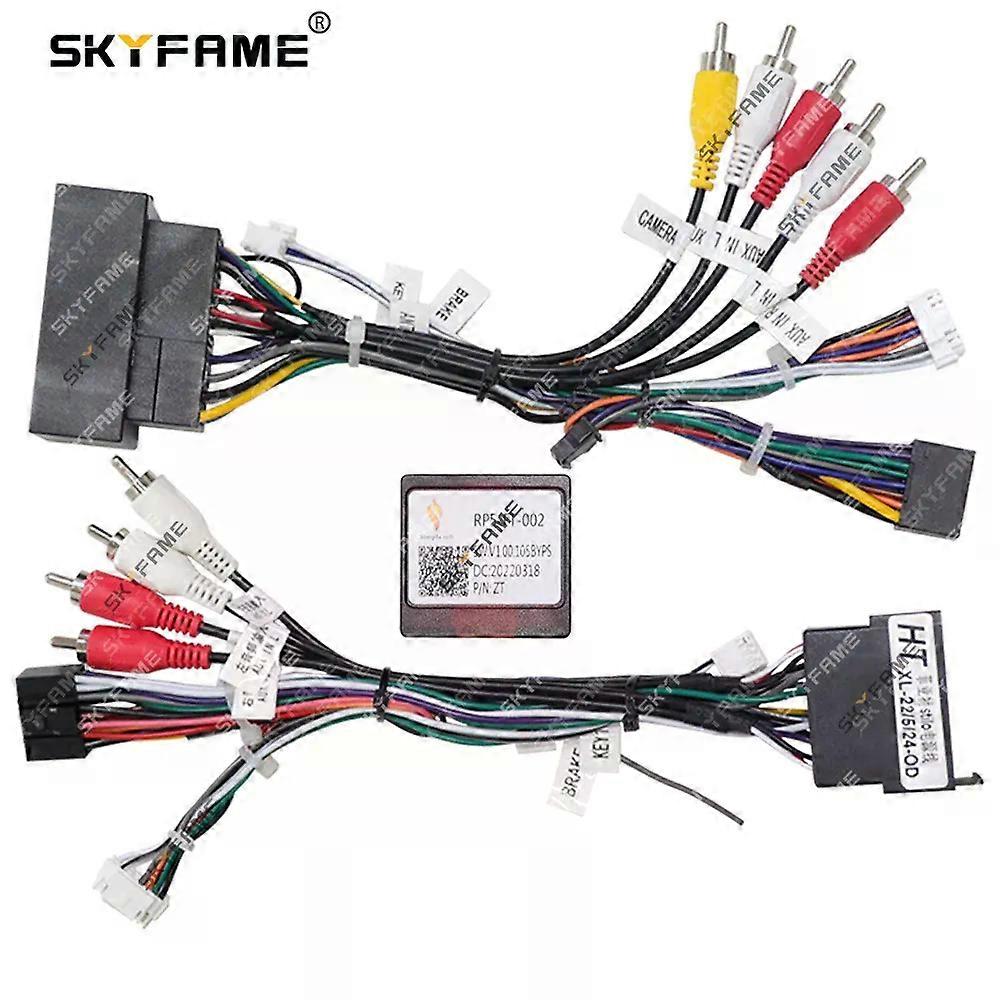 Applies to Car Wiring Harness Adapter Canbus Box Decoder Android Radio Power Cable For Fiat Stilo Doblo 500L Fiorino RP5-FT-002