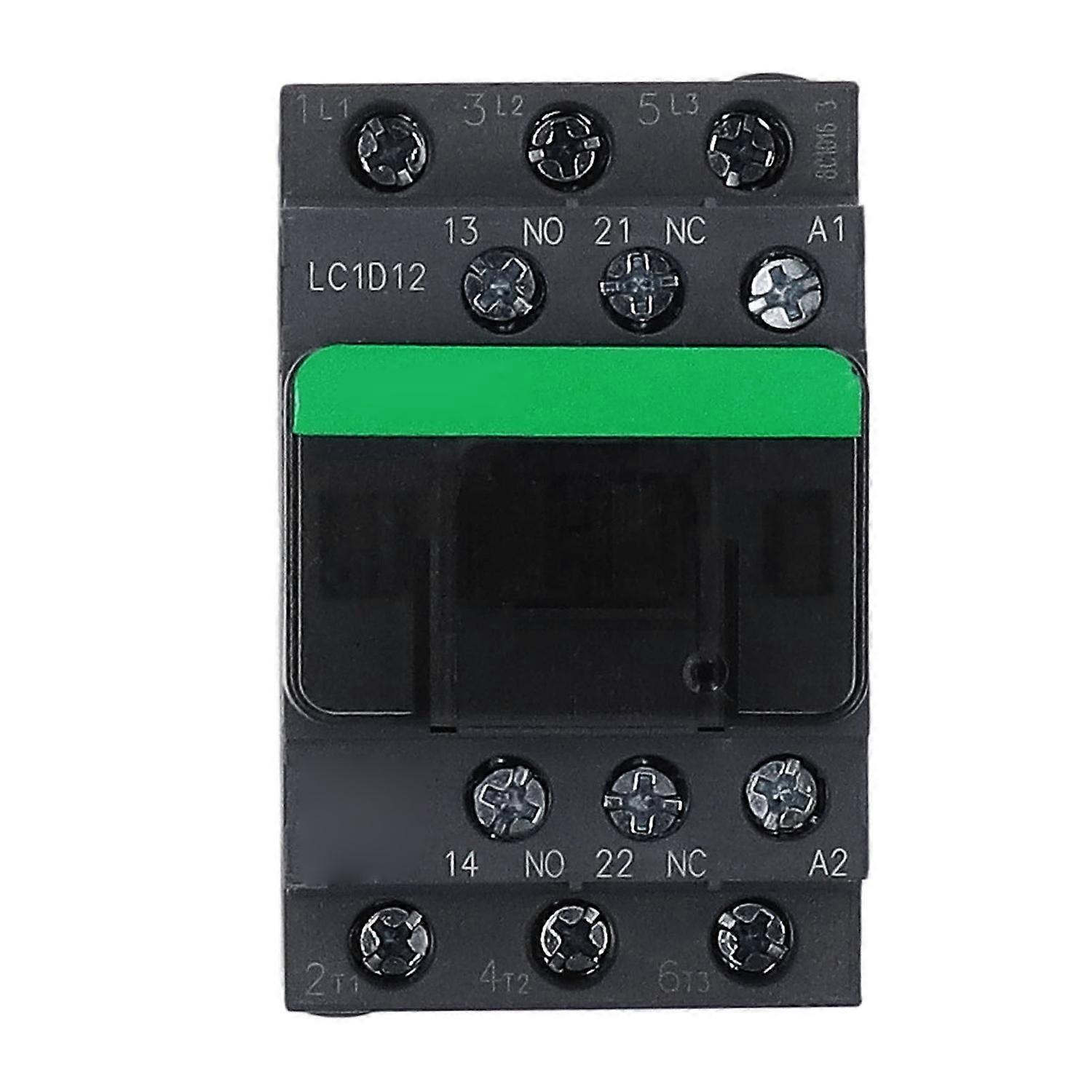 AC Contactor Low Voltage 1NO 1NC 12A 380V Circuit Switch Controller for Power Machine Equipment 48V
