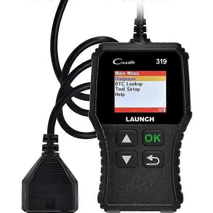 LAUNCH CR319 OBD2/EOBD/CAN Auto Diagnostic Scanner to Read and Clear Engine Fault Codes, EVAP System Tester