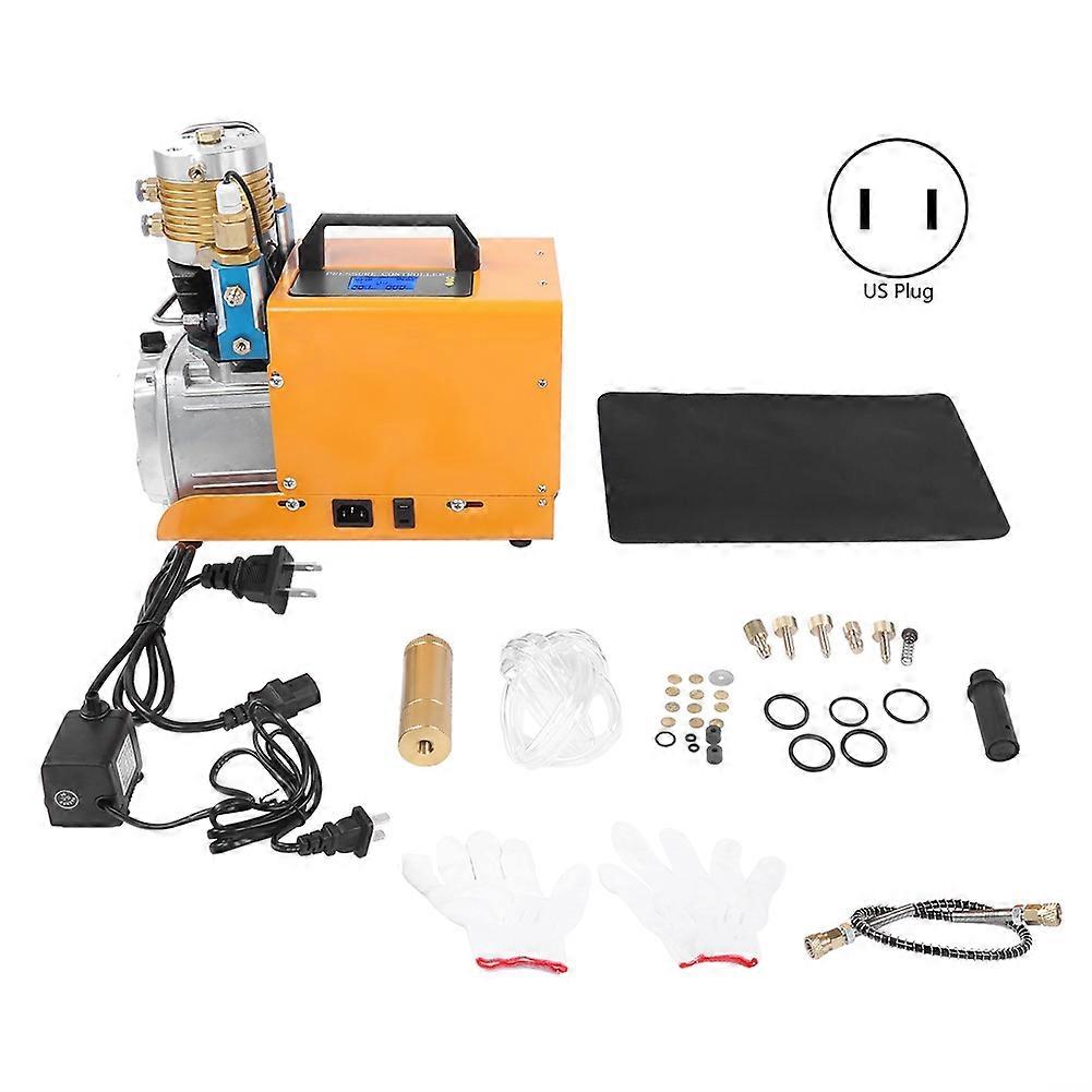 Air Compressor Pump 30MPa 4500PSI Intelligent Digital Display Pressure Control SetUS Plug 110V