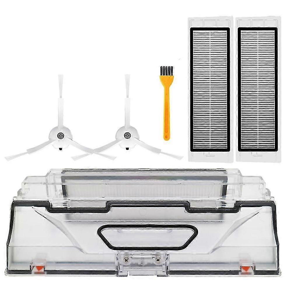 Dust Bin Box With Filter Side Brush For Dreame D9 Robotic Sweeper