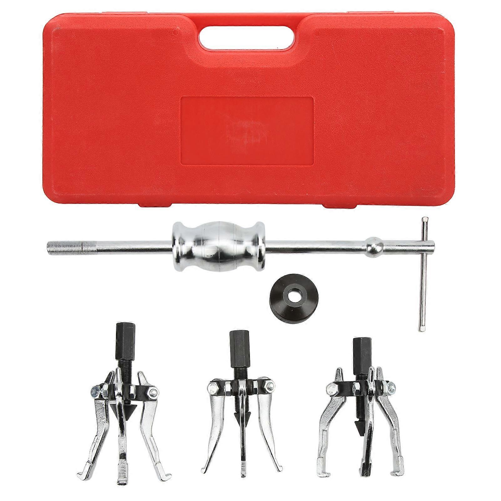 5pcs 3 Jaw Slide Hammer Puller Set Universal Internal External Pullers for Pulling Out Gears Bearings