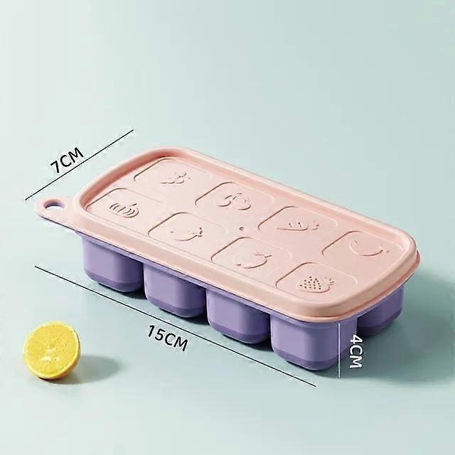 6 Grids Ice Cube Tray Food Grade Baby Ice Pack Mold Silicone popsicle Molds Summer Cocktail Accessories