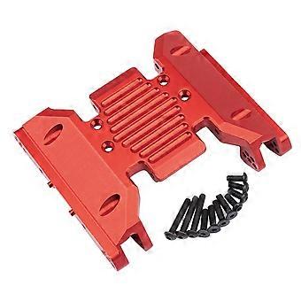 RC Car Transmission Skid Plate Gear Box Mount Spare Part for Axial SCX6 1:6 Scale Model Car Crawler  silver