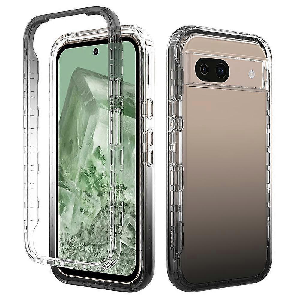 Shockproof Clear Gradient PC + TPU Phone Case