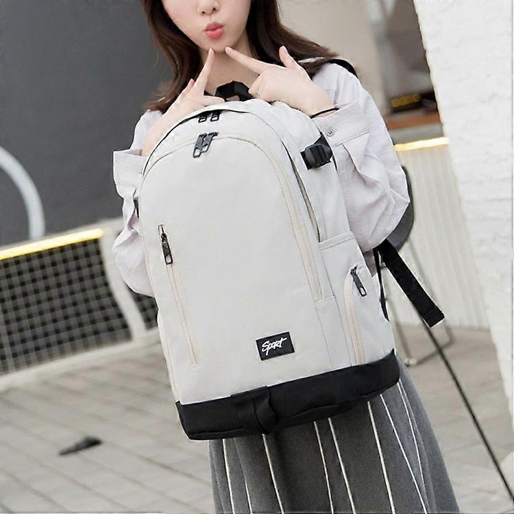 1107 Student Bag Leisure Backpack(Black)