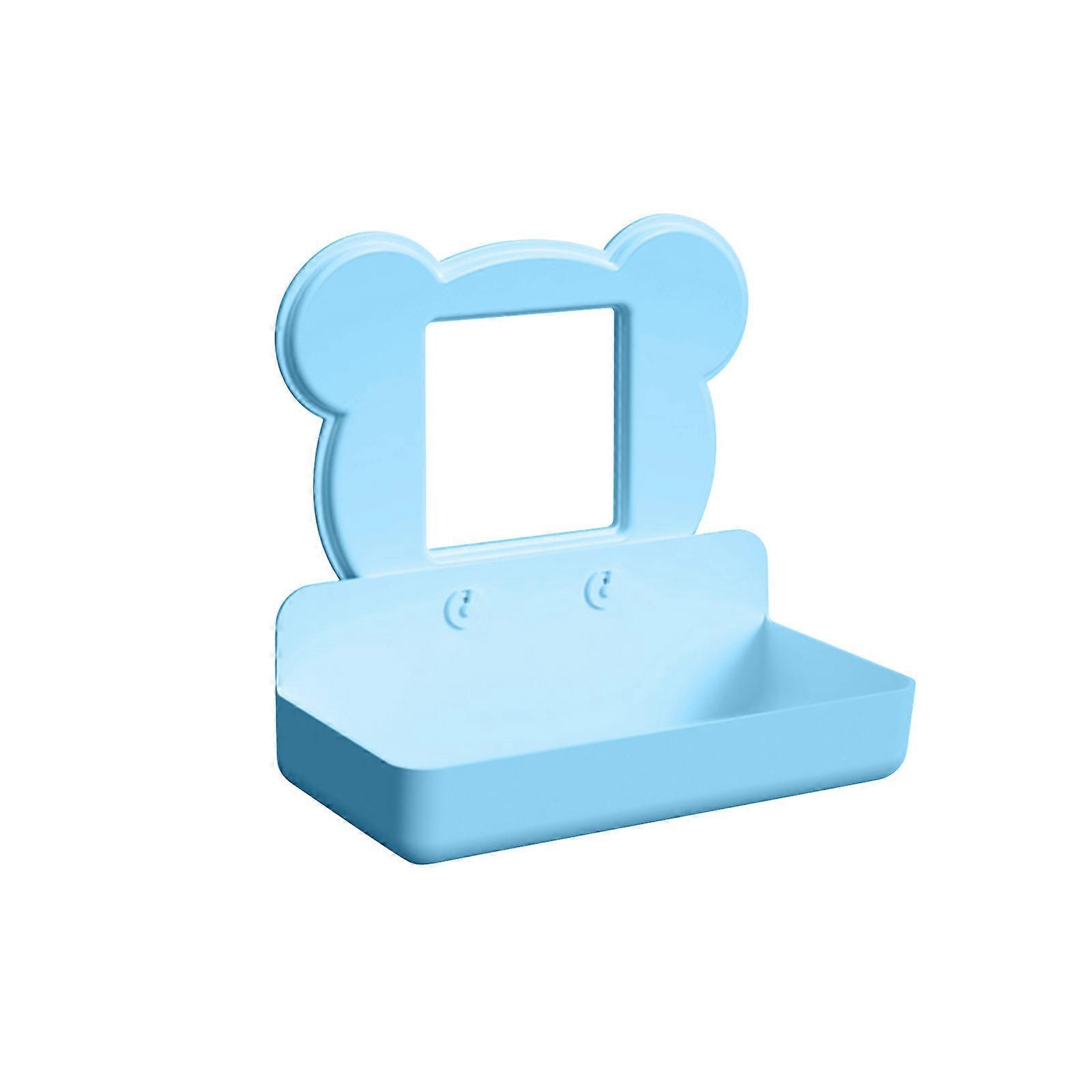 Multifunctional Wall-mounted Sticker Shelf Household Punch- Socket Sw