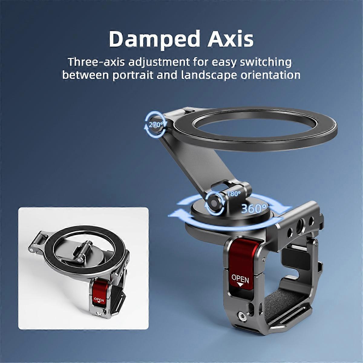 Magnetic Extension Bracket Universal Teleprompter Stand for 3 Cameras Accessories