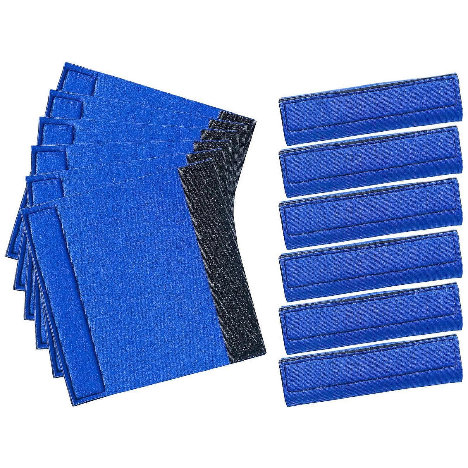 12Pcs Pool Cover Spring Sleeves Accessories Reusable Wraps Easy Installation Blue