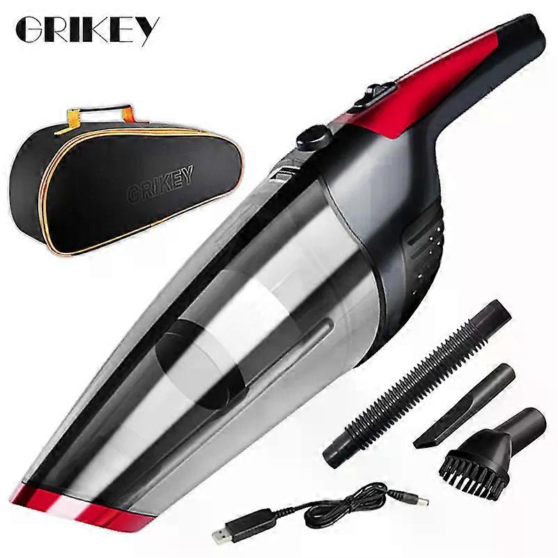 Grikey Hand Vacuum Cleaner Auto Cordless Vacuum Cleaner Wireless Car Vacuum Cleaner For Car Power Suction Car Cleaning Vaccum