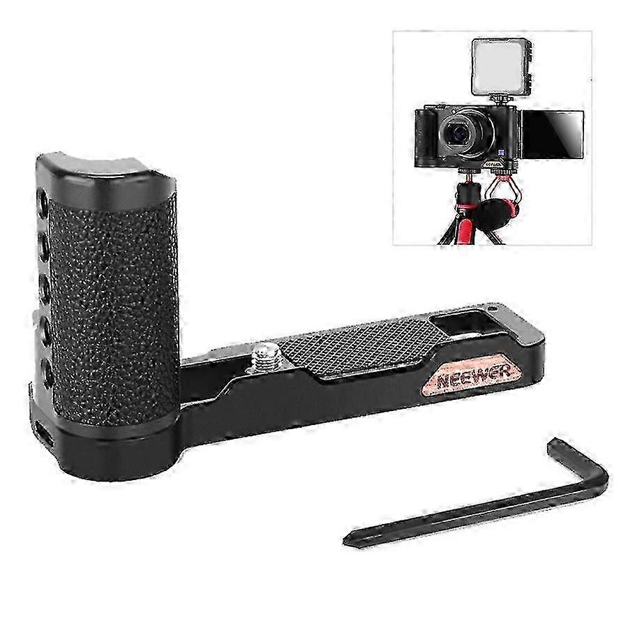 NEEWER Metal Handheld Grip for Sony ZV1 Camera with Quick Release Plate, Stabilizing Handle for Vlogging
